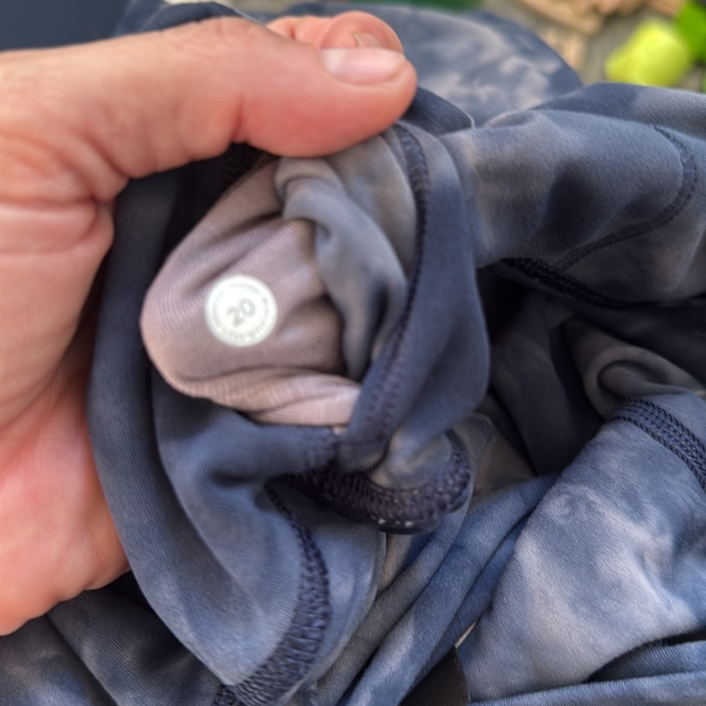 Lululemon Diamond Dye Lunar Rock True Navy Align High-Rise Pant 28" Size 20 - Picture 5 of 5